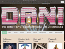 Tablet Screenshot of dani-musik.de